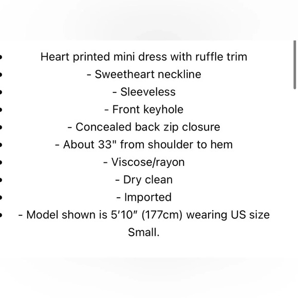 For Love And Lemons Blue Mini Dress sweetheart hearts - Picture 4 of 4